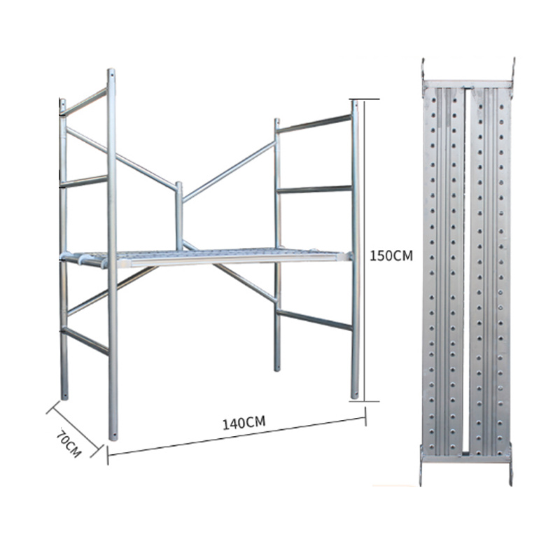 Plataforma perforada 1.5m — sin ruedas